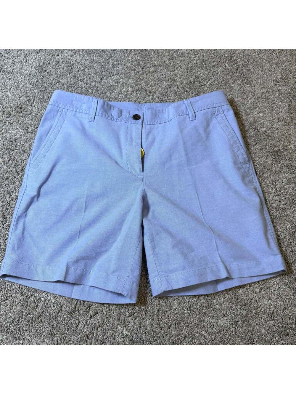 Talbots Light Blue Relaxed Chino Shorts Size 6